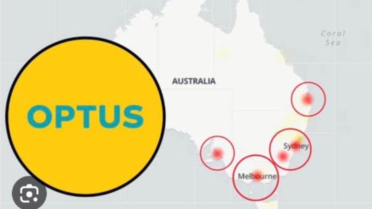 Businesses across Australia have been forced to warn customers of inconveniences due to a major national Optus outage. Picture Facebook