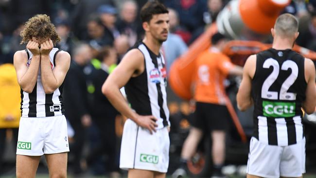 The Pies were on kick away from the ultimate glory in 2018. Picture: AAP Images