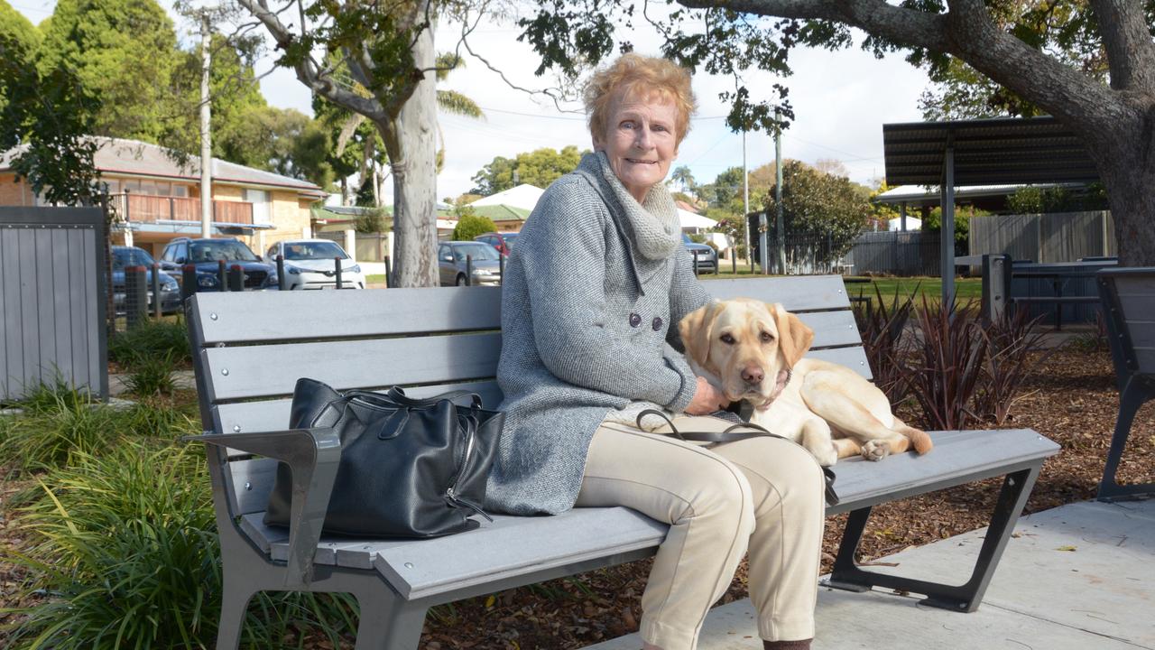 Desley Shelley worked in the Guide Dogs Australia call centre until she was 79-years-old. The Brisbane centre has been named in her honour after she retired.