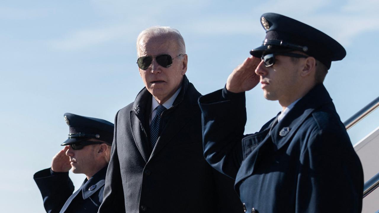 President Joe Biden ordered the balloon be shot down when it was safe to do so, although the delay prompted criticism from his political opponents. Picture: Andrew Caballero-Reynolds. Picture: AFP