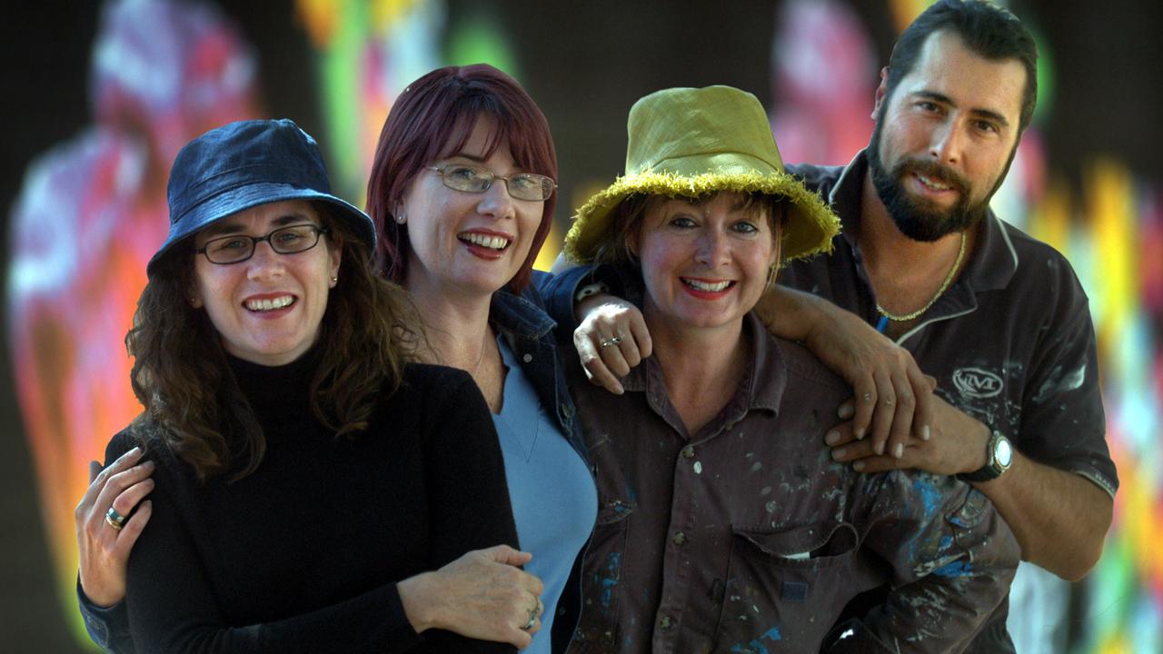 Joanne Jordan, (artistic dir), Denise Griffin, Antoinette Edmunds and Garth Joseph are producing the Toowoomba Carnival of Flowers. Picture: David Martinelli.