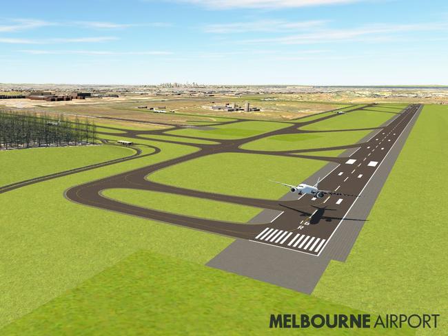 Melbourne Airport new third runway proposal will result in more noise and flights overhead for residents north and south of the airport. Flights in and out of Melbourne will be significantly changed to send more planes over the suburbs north and south of Tullamarine when a third runway is completed. Melbourne Airport on Monday released full details for public consultation of its third runway proposal along with a 20-year master plan. Supplied