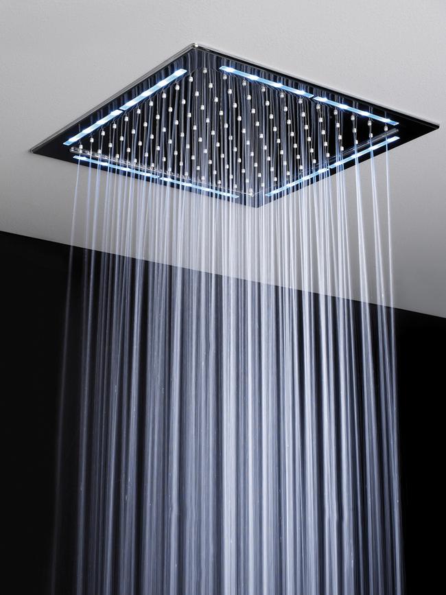 Rain shower heads are the ultimate in luxury. Picture: Rogerseller