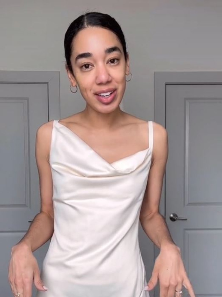 Bride wows TikTok with $3.75 thrift shop dress: 'It is perfection