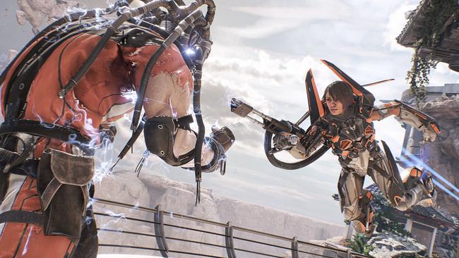 Screen shot from the video game LawBreakers.