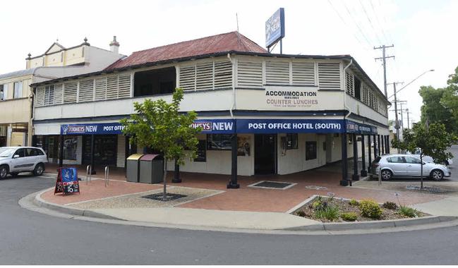 UP FOR GRABS: The South Grafton Post Office Hotel.