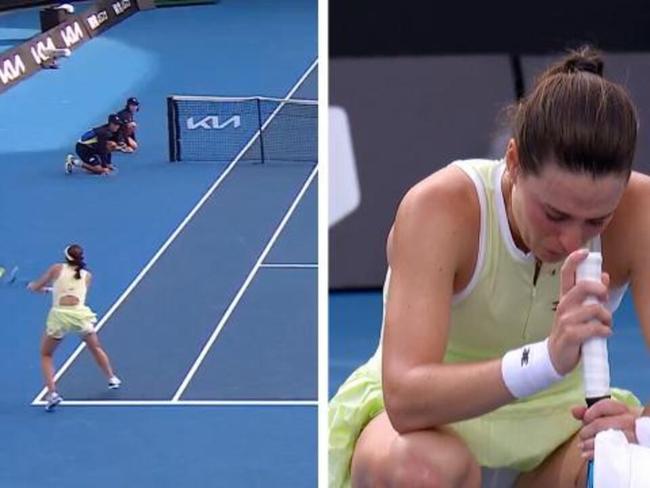 Emotional Birrell books Aus Open spot!