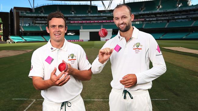 Australian spinners Stephen O'Keefe and Nathan Lyon will be helped by Murali. Picture: Phil Hillyard.