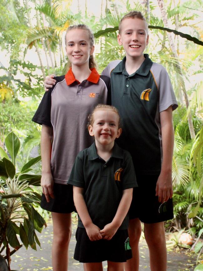 Alicia, Micah and Elsie Buchanan