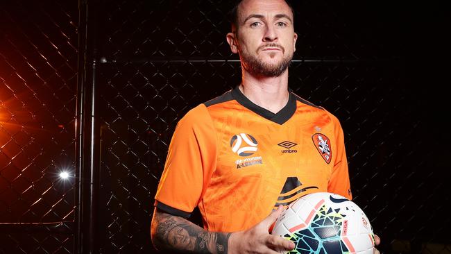 Brisbane Roar striker Roy O’Donovan is ready to make an impact his third A-League club. Picture: Getty Images