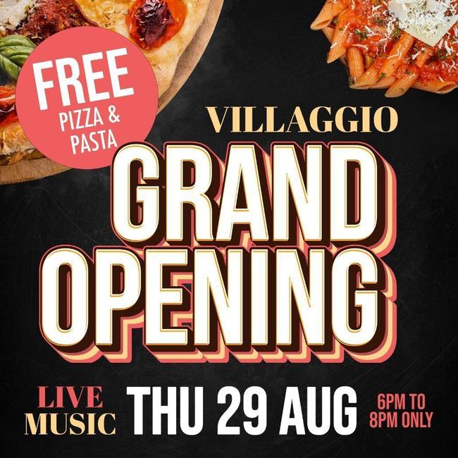 The club marked the opening of its new restaurant, Italian Bistro Villaggio, last Thursday night. Picture: Instagram