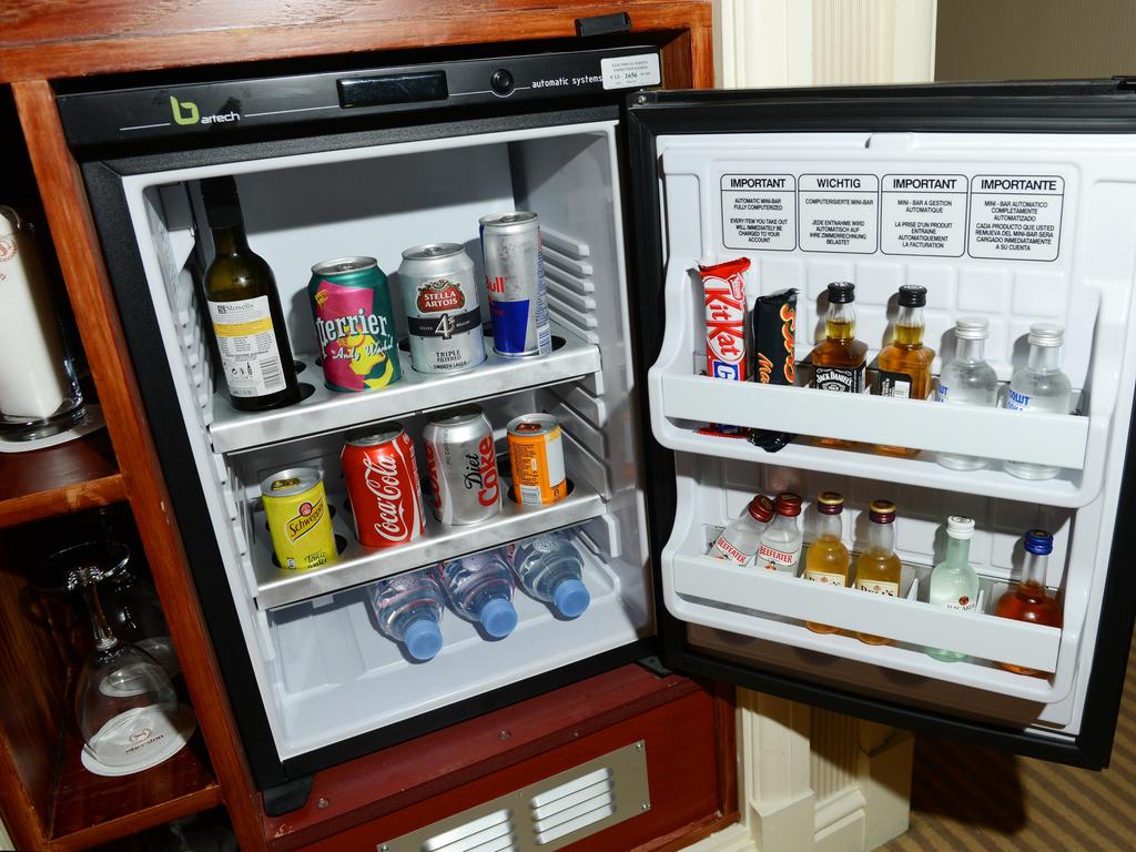 The most expensive minibar item ever sold and is it OK to replace