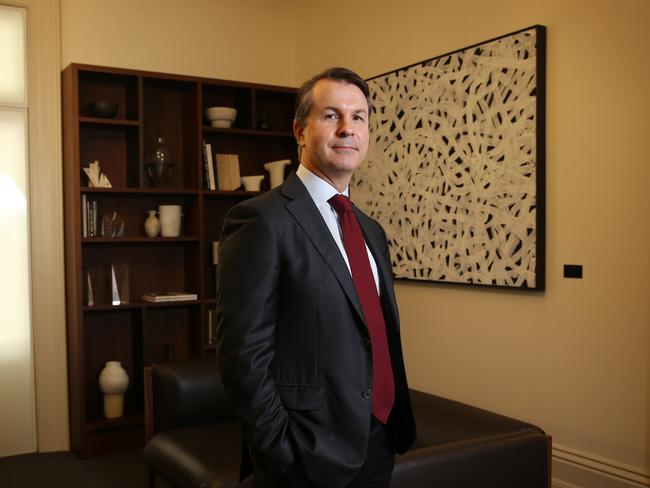 27/05/2022. Rob Luciano, fund manager at VGI Partners, photographed at their offices in Sydney ahead of their AGM. Shareholders will vote whether to sell the company to Regal Funds Management. Britta Campion / The Australian