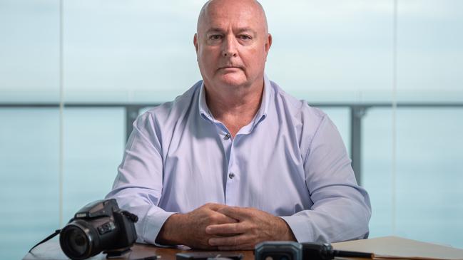 EMBARGOED FOR PRIVATE EYE PODCAST - Private eye David King has built a career catching cheaters. In his world, infidelity is a booming business and there is no busier day than Valentine’s Day. Picture: Brad Fleet/ News Corp Australia