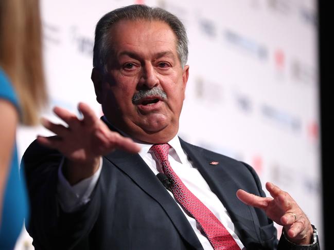 Territory Economic Reconstruction Commission co-chairman Andrew Liveris. Picture: Lyndon Mechielsen