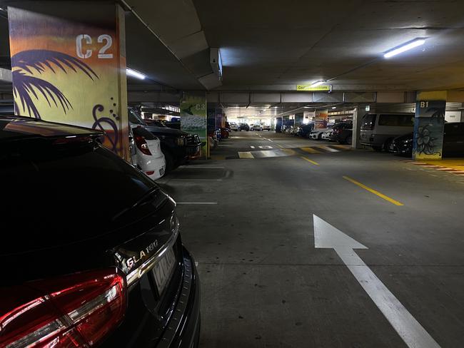 Bruce Bishop car park in Surfers Paradise.