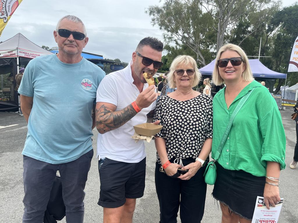 All the fun of Maryborough's Relish Food &amp; Wine Festival. Tony, Ben, Brenda and Steph enjoying the festival.