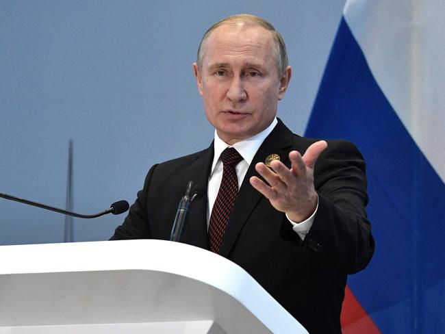 Russian President Vladimir Putin. Picture: AFP