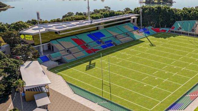 A concept photo of the Leichhardt Oval masterplan