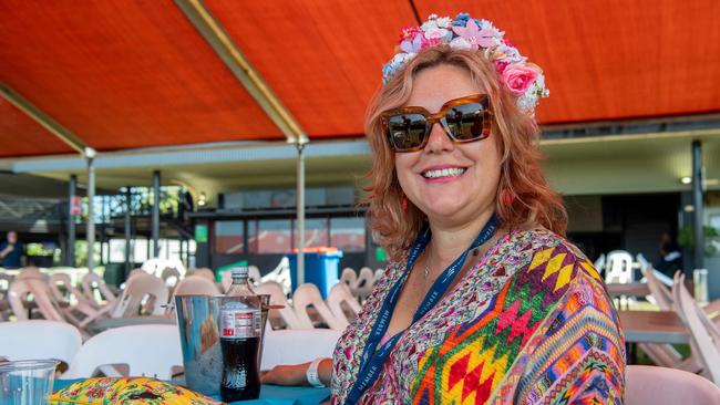 Liddy Paterson at the Chief Minister's Cup Day at the Darwin Turf Club on Saturday, July 13. Picture: Pema Tamang Pakhrin