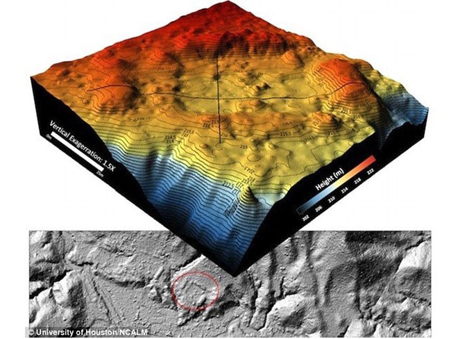 Penetrating ... An aerial survey found geometric structures in a remote, craterlike formation of mountains in Honduras. Source: Supplied