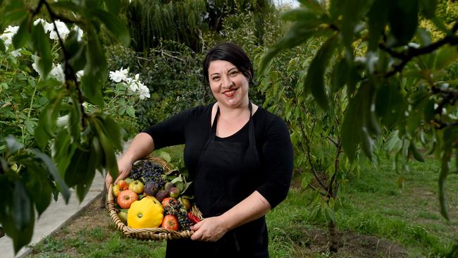 Silvia Hart at the Seasonal Garden Cafe in Hahndorf. Picture: Sam Wundke