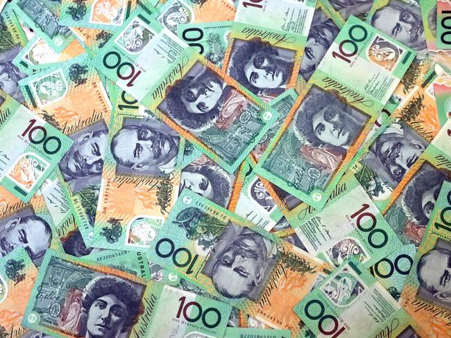 FEDERAL BUDGET 2024: AUSTRALIA - NewsWire Photos - General view editorial generic stock photo of Australian cash money currency. Picture: NCA NewsWire / Nicholas Eagar