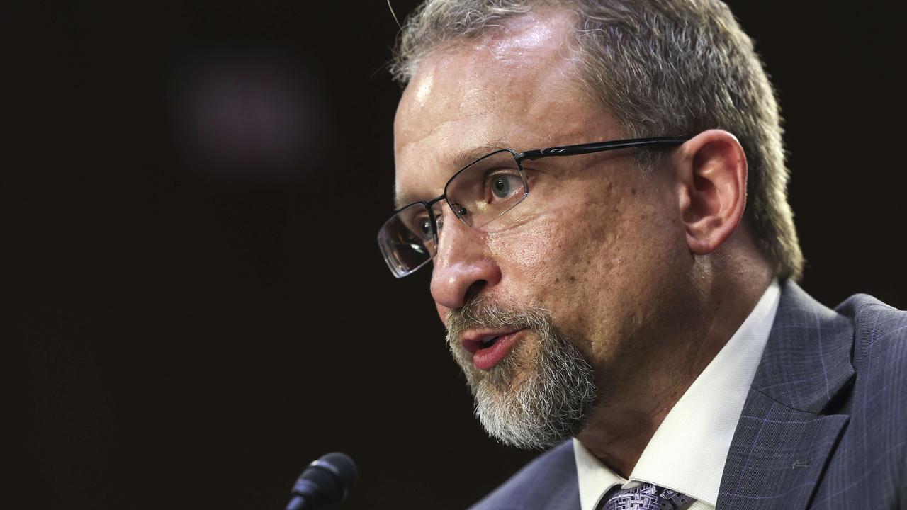 Peiter Zatko, former head of security at Twitter, testifies before the Senate Judiciary Committee on data security at Twitter in Washington, DC. Picture: Kevin Dietsch/Getty Images/AFP