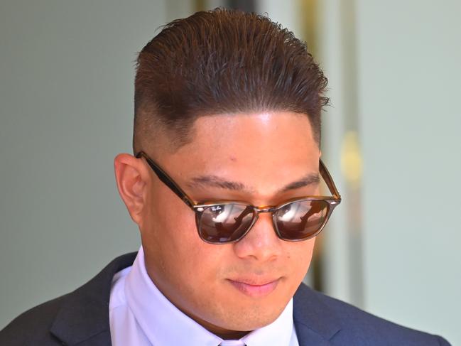 SYDNEY, AUSTRALIA - NewsWire Photos OCTOBER 1, 2020: Angelo Dellosa departs the Downing Centre Local Court in Sydney. Picture: NCA NewsWire / Steven Saphore