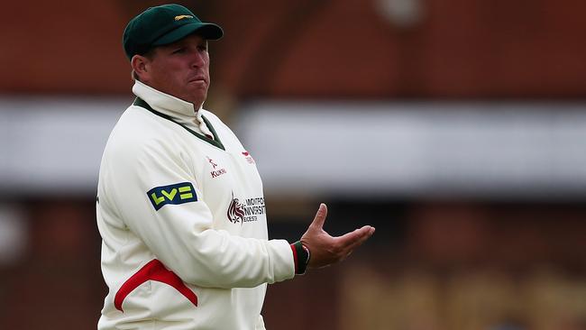 Mark Cosgrove lost his Redbacks contract last summer, but has continued his career in England where he plays for Leicestershire.