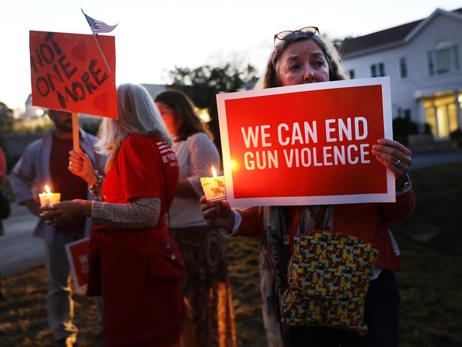 People protesting gun laws after Sandy Hook. Picture: Spencer Platt/Getty Images/AFP