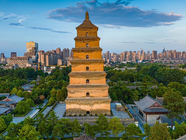 The Giant Wild Goose Pagoda is another iconic location, which is also on the World Heritage List. It was built in the seventh century during the Tang dynasty and is a Buddhist pagoda which was built to house hundreds of Sanskrit scriptures that had been brought back from India. Photo: istock