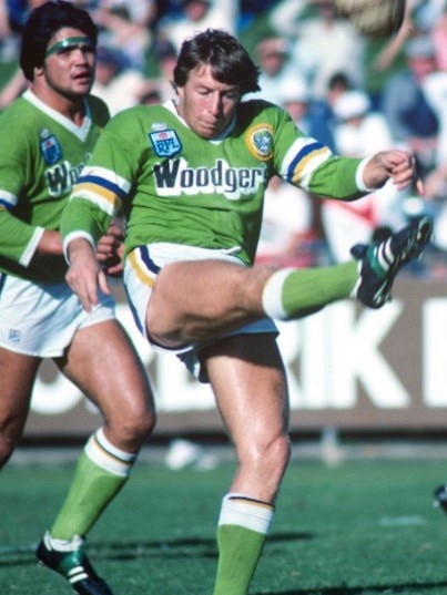 Craig Bellamy playing for the Raiders.