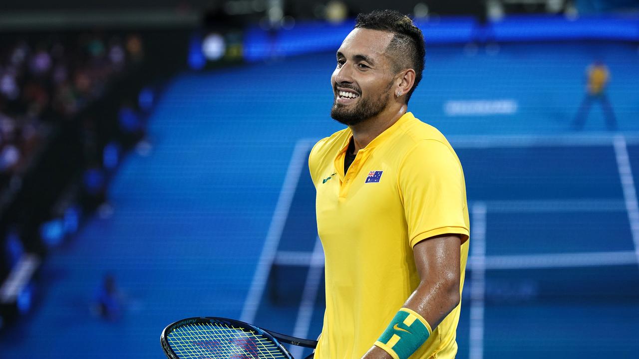 Nick Kyrgios. (AAP Image/Dave Hunt)