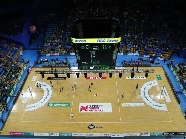 RAC Arena will play host to the Super Netball decider, under a controversial Netball Australia plan. Picture: James Worsfold/Getty Images