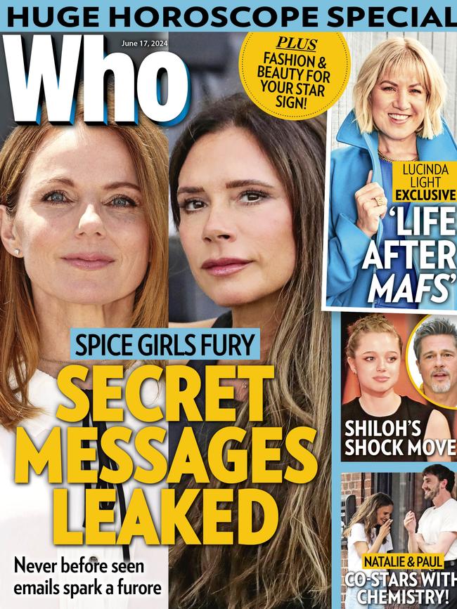 Lucinda Light on the cover of WHO magazine July 2024 issue.