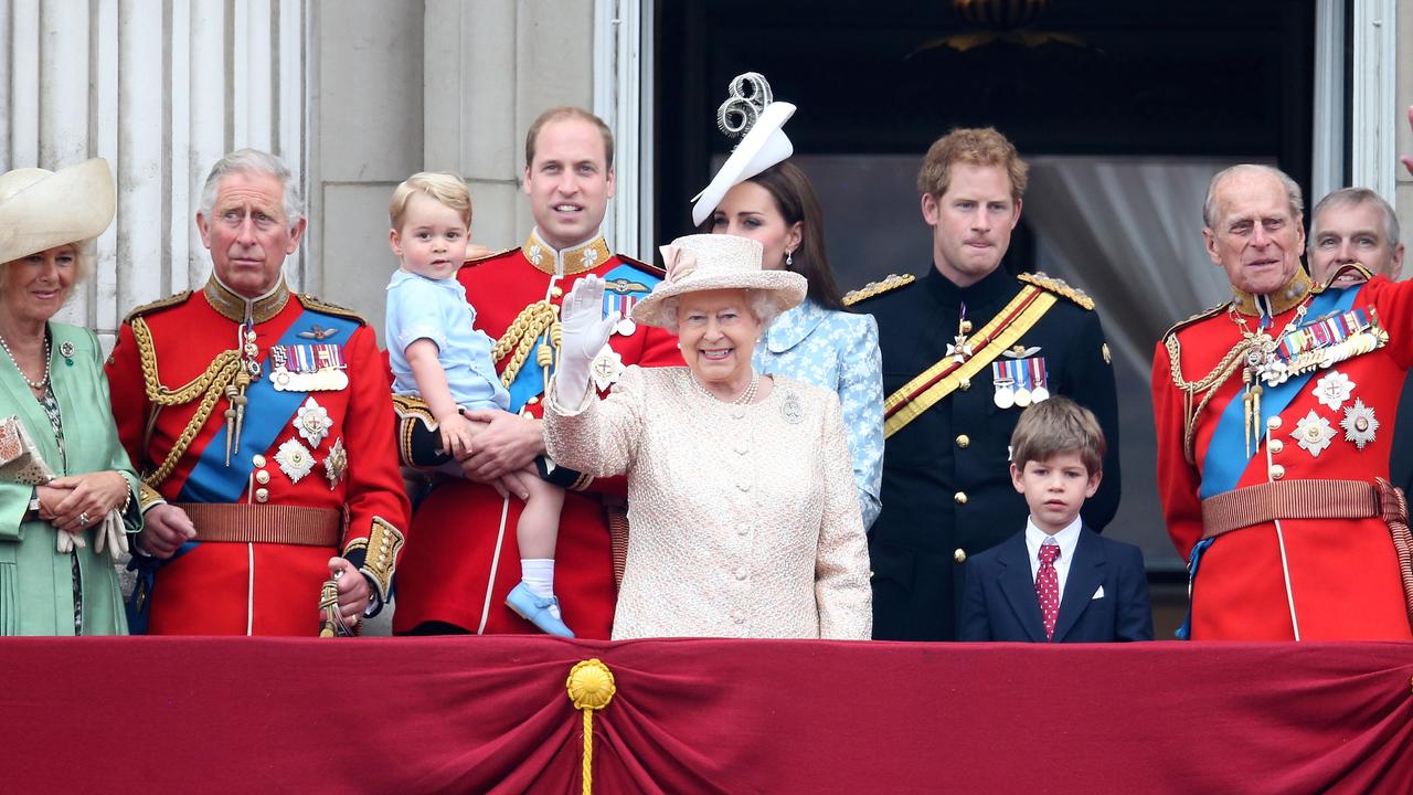 Queen Elizabeth II and her family. Picture: Chris Jackson/Getty Images.