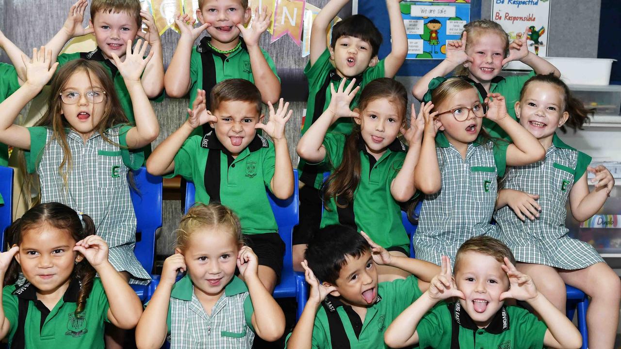 MY FIRST YEAR: Bundaberg East State School Prep One BP. Picture: Patrick Woods.