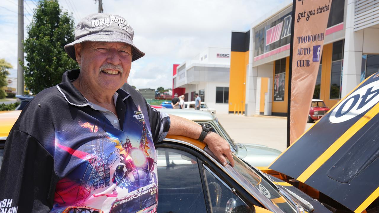 Toowoomba Auto Club vice-president Mark Winter at the Mini Owners Club of Queensland Toowoomba branch's Coffee and Car Display at Repco on November 16, 2024.