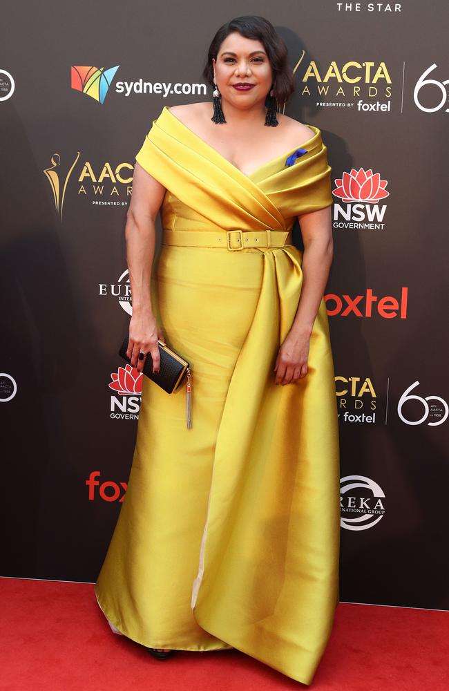 Deborah Mailman took out Best Supporting Actress in a Television Drama for Mystery Road.  Picture: Getty