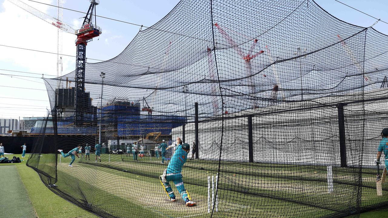 Marnus Labuschagne during the Australian cricket teams non quarantining players training session at the SCG ahead of their series against India. Picture. Phil Hillyard