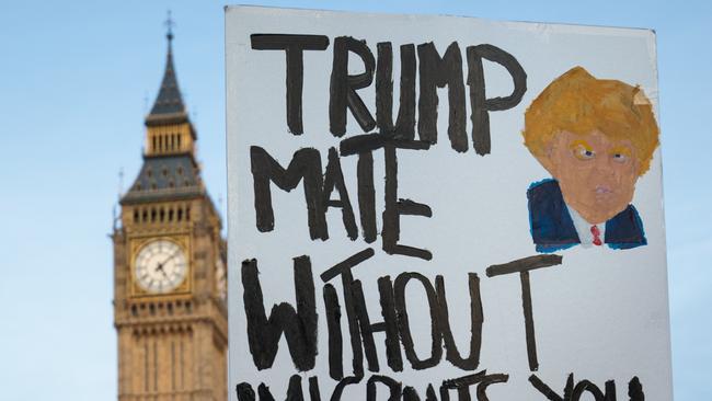 US President Donald Trump's state visit to the UK has resulted in an online petition with more than 1.8 million signatures. Picture: Jack Taylor/Getty Images