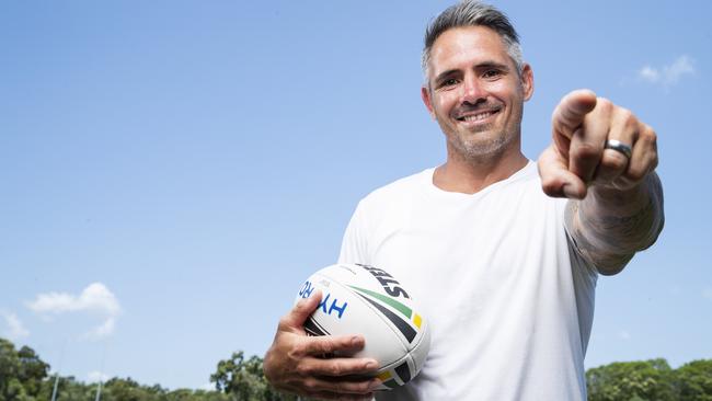 Corey Parker is the face of KFC SuperCoach 2022. Picture: Lachie Millard