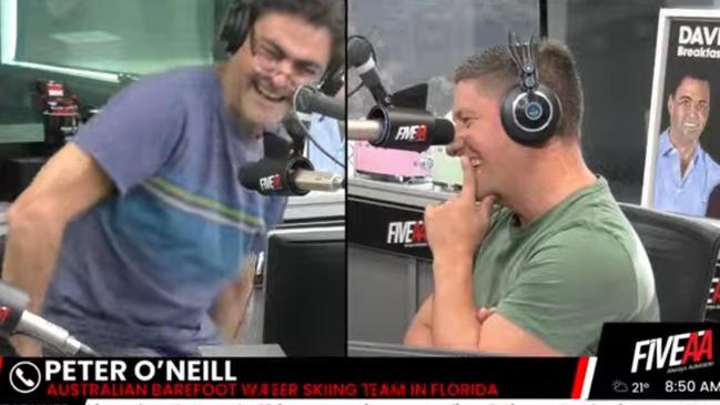 Adelaide FIVEaa radio hosts David &amp; Will were left stunned by the most Aussie interview ever ahead of Hurricane Milton.