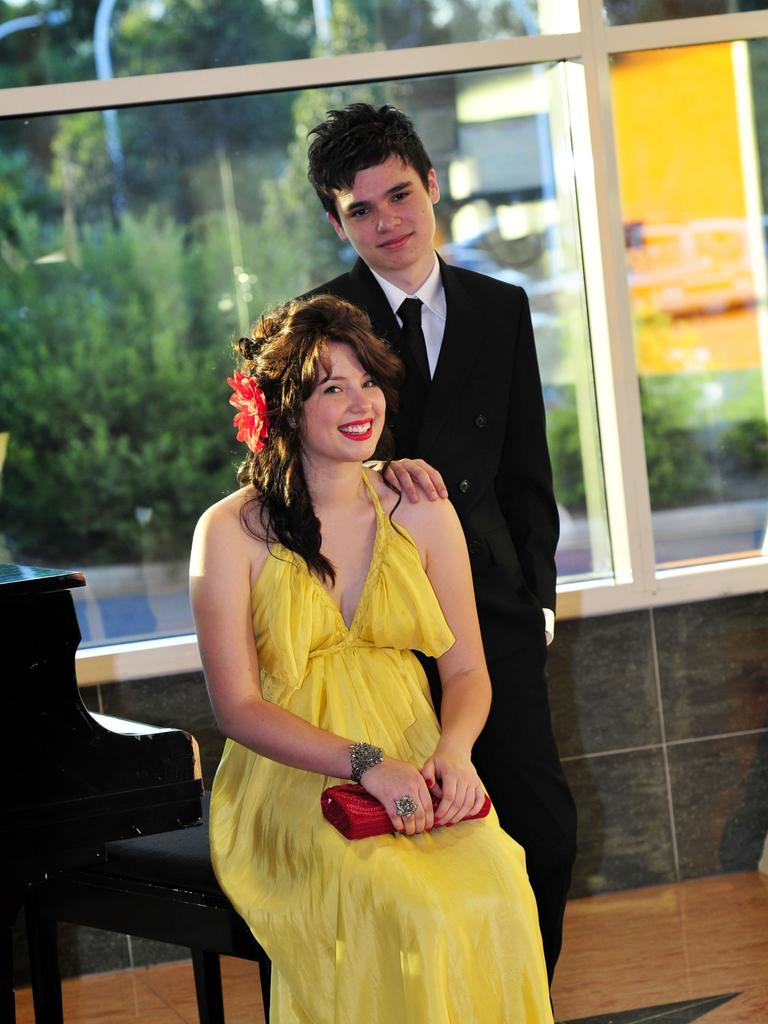 Terla Kirby and Judd Boaz at the 2010 St Philip’s College formal at the Alice Springs Convention Centre. Picture: NT NEWS