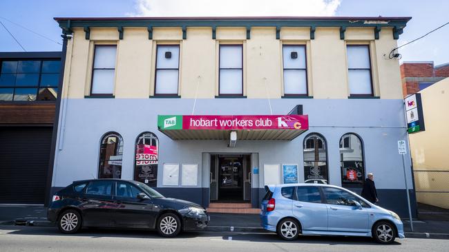 The old Hobart Workers Club on Liverpool St. Picture: Richard Jupe