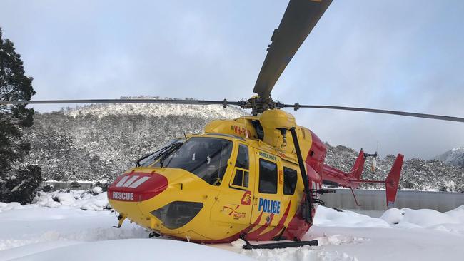 The Mt Waverley man was taken by rescue helicopter. Picture: Tasmania Police