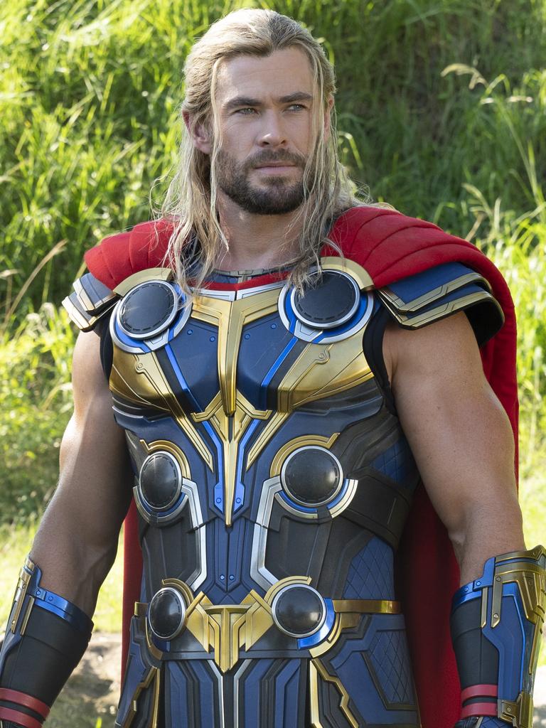 Chris Hemsworth plays Thor in the Marvel franchise. Picture: Jasin Boland/Marvel Studios 2022