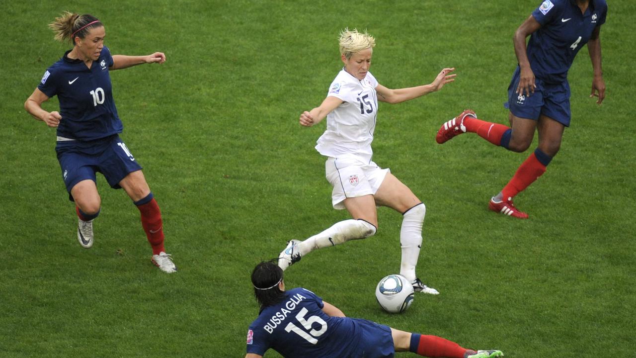 Female soccer players will earn at least $30,000 in this year’s World Cup. Picture: Odd ANDERSEN / AFP
