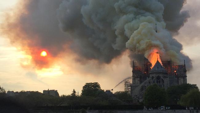 ‘There were two balls of fire on the horizon.’ Picture: AFP